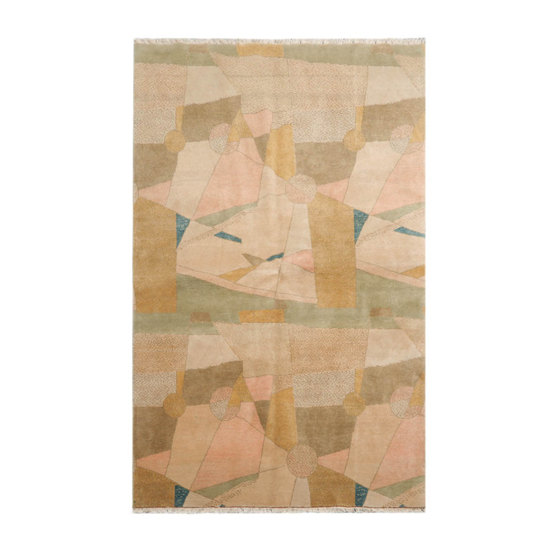 One-of-a-Kind Rectangle Kohlberg Rectangle 3'10" X 6'3" Wool Area Rug