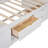 Twin Size Daybed With Drawers And Shelves, White-1102572710-1102572713