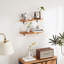 Irregular Wood Floating Shelf