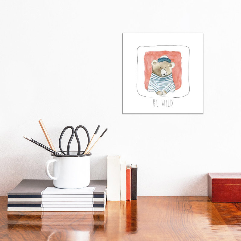 Be Wild 1 Piece Wrapped Canvas Wall Art, 30.48 cm H x 30.48 cm W