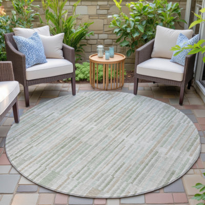 Tapis de sauge Xhevrie intérieur / extérieur lavable à la machine