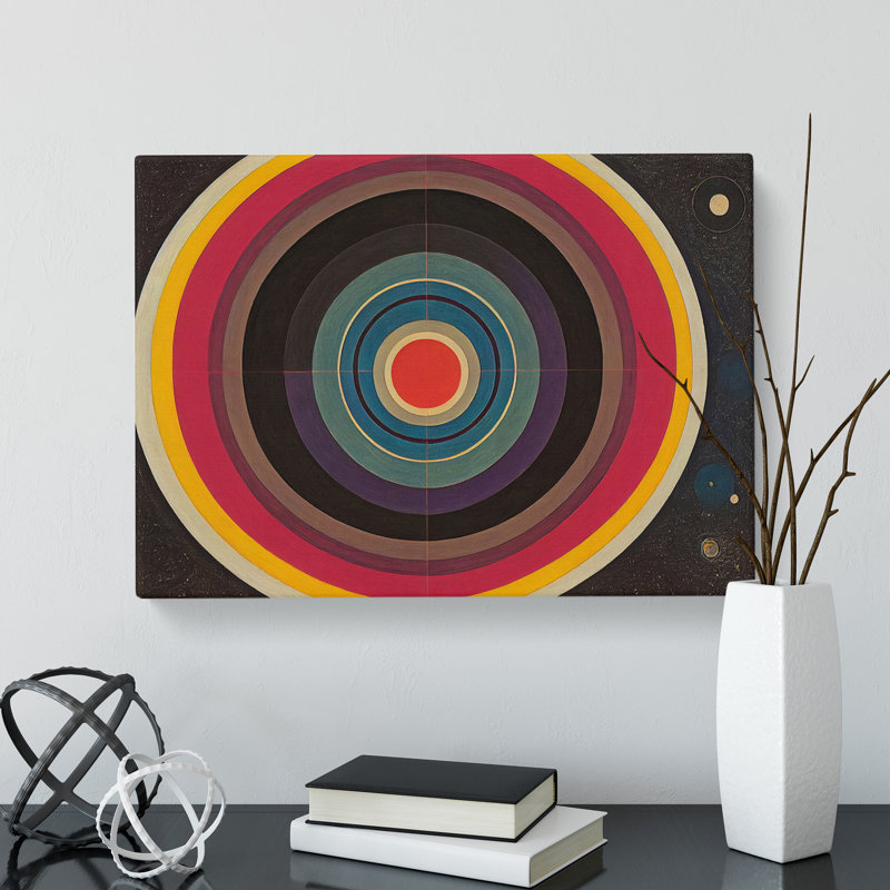 Calming Abstract - Wrapped Canvas Print, 35cm H x 50cm W x 3cm D