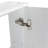 24" Bathroom Wall Cabinet, Soft Close Doors, Float Mounting Design,Glossy White,(KD-Packing)