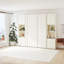 Lit escamotable Greenwich avec 2 armoires de rangement latérales pour garde-robe-98537543
