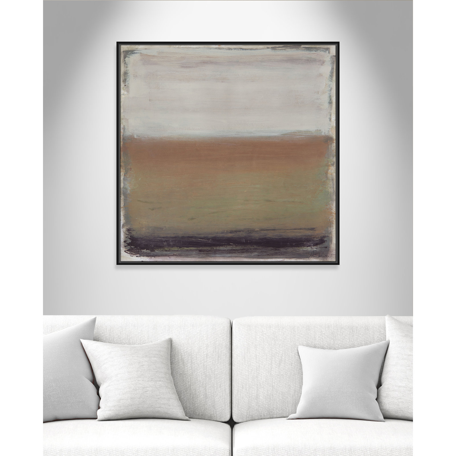Arizona Print by , 37.5" H x 37.5" W, Black