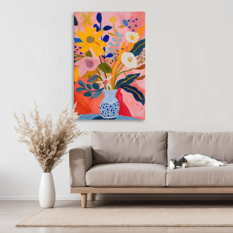 «Vibrant Joyful Bouquet», conception par LSR Creative Studio, H 36 po x l 24 po