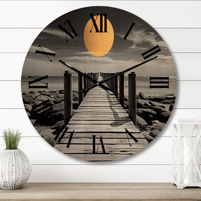 Solid Wood Wall Clock