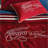 Lacoste Big Croc Cotton 3-Piece Comforter Set – Red, 100% Cotton Percale, Reversible Bedding Set with Embroidered Crocodile Shams, Red, Full/Queen-112800562-112800560