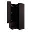 Armoire Wenge avec rangement ouvert et 2 tiroirs-118043138