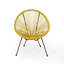Chaise Anson (ensemble de 2) - Jaune-130143782