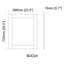 Panneau de porte d'armoire Sinber, base l 23,5 po x H 28,5 po-133125643