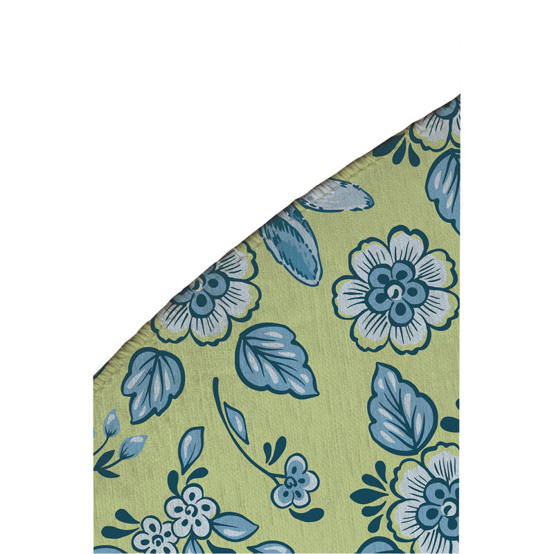 Tapis d'extérieur Bunny, Vert, Rond 5 pi
