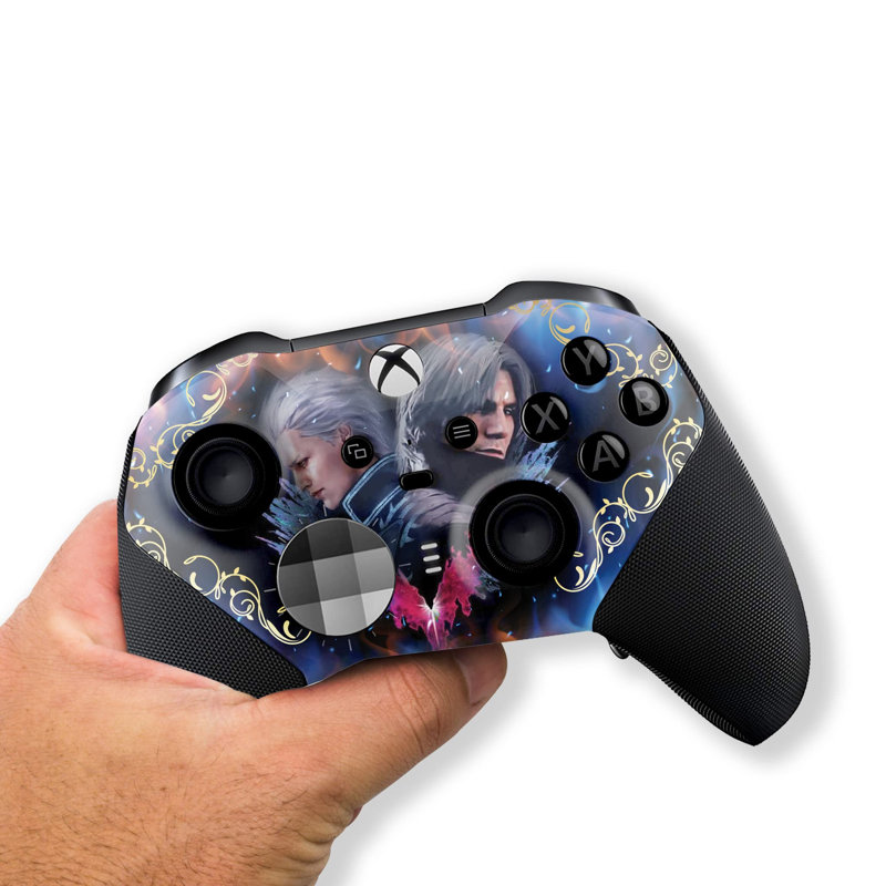DreamController Deviil May Cry 5 X-Box Elite contrôleur série 2 édition limitée personnalisée Elite Series 2 contrôleur pour X-Box One / Series X / S. avec la technologie avancée de peinture HydroDip (pas seulement une peau)