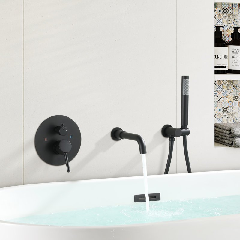 Watqen Bath Wall Tub Spout with Diverter