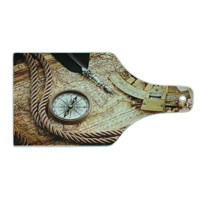 East Urban Home Glass Christam Cutting Board