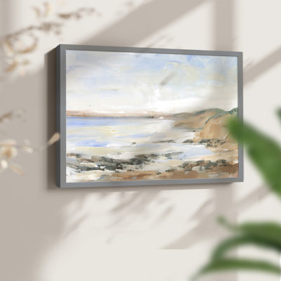 Shoreline Study II -Framed Print - Restickable