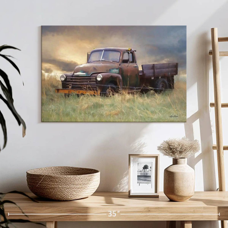 Mehar Rusty Chevy, 16" H x 24" W