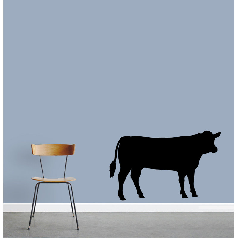 Décalcomanie murale vache, Noir