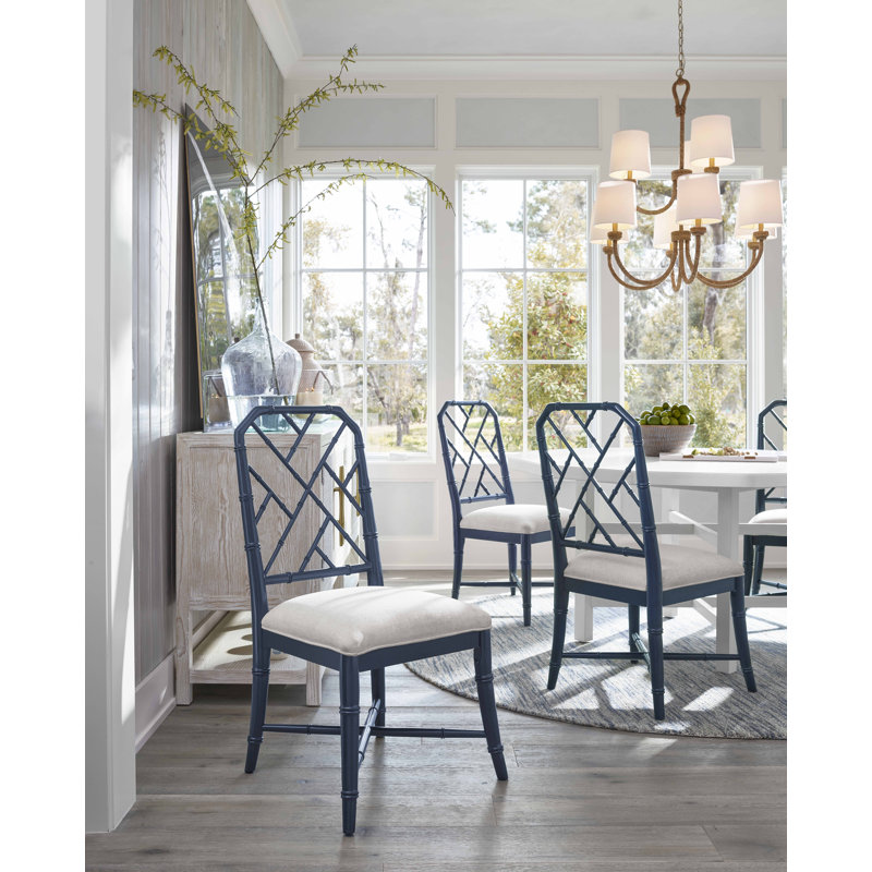 Rooney Upholstered Dining Chair, Navy