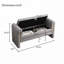 Banc de rangement rembourré Teddy, banc de coiffeuse pour salon, chambre à coucher, dortoir, table basse-2146324656