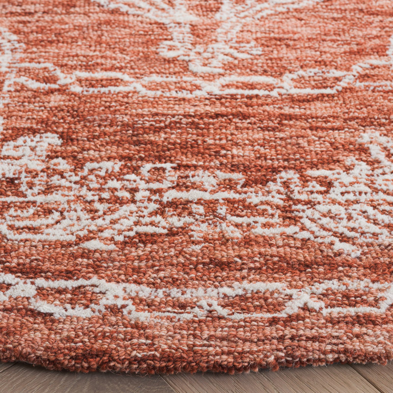 Metro Hand Tufted Wool Pile Oriental Rug, Round 6'