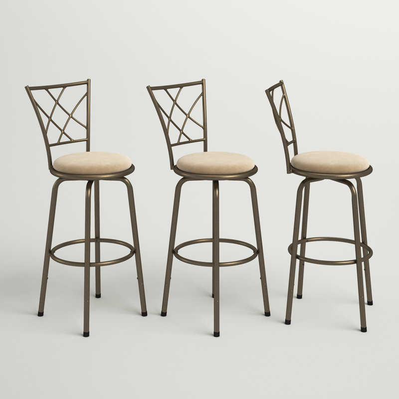 Basche Swivel Adjustable Height Bar Stool
