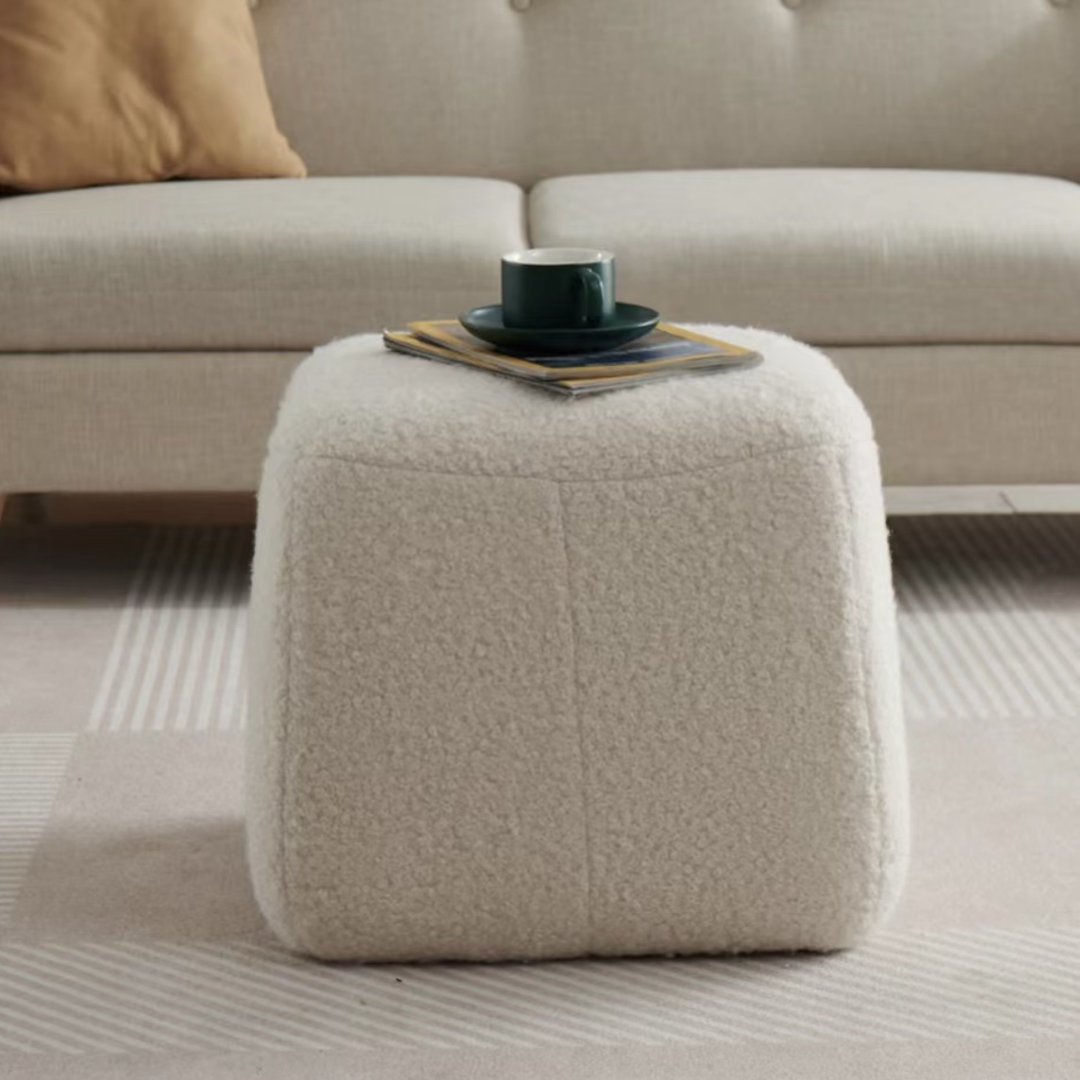 Upholstered Pouf Elegant Home For You