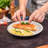 Compostable Disposable 9 inch Paper Dinner Plate