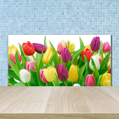 50cm W x 100cm L Glass Peel and Stick Panel