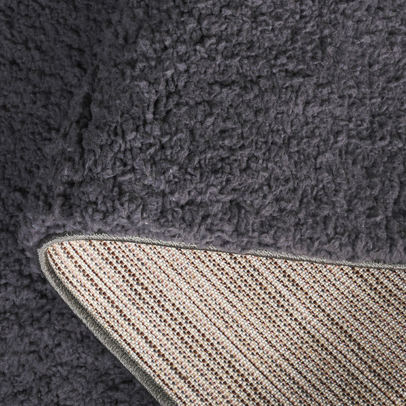 Jemelle Performance Solid Color Rug, Rectangle 5'3" x 7'6"