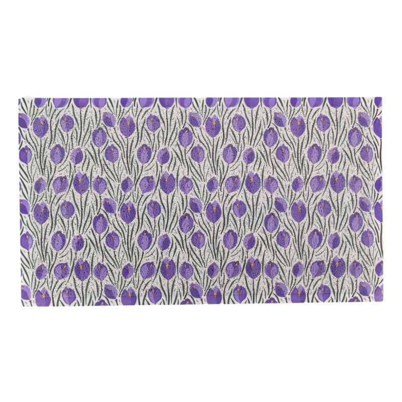 Moulka Non-Slip Floral Doormat