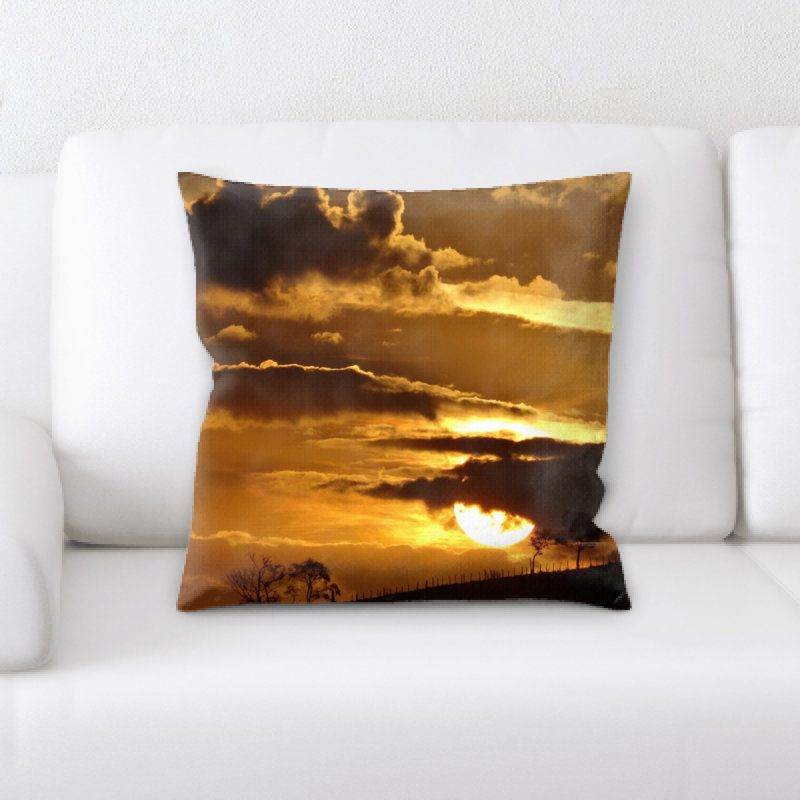 Coussin coucher de soleil