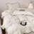 Cute Polka Dot Ruffles Microfiber Duvet Cover Set-123266357-123266358