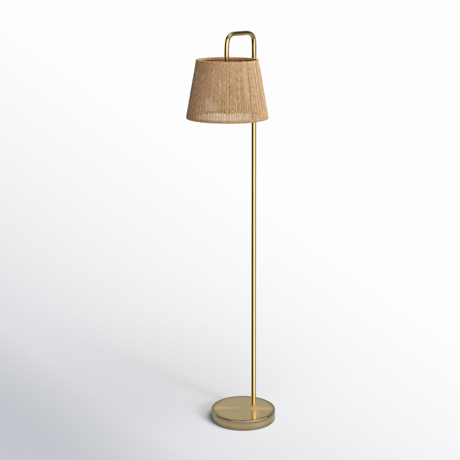 Calissa 59'' Floor Lamp, Antique Brass