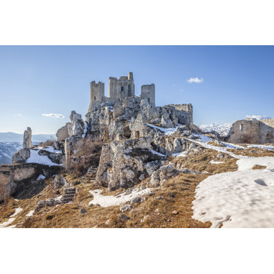 Rocca Calascio In Abruzzo, Italy by ROMAOSLO - Wrapped Canvas Print