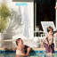 Porte-serviettes mural pour piscine avec 8 crochets-114730142