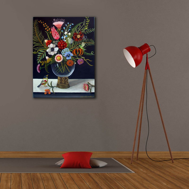 «Floral Best» par Catherine A Nolin, H 34 po x l 26 po x P 1,5 po