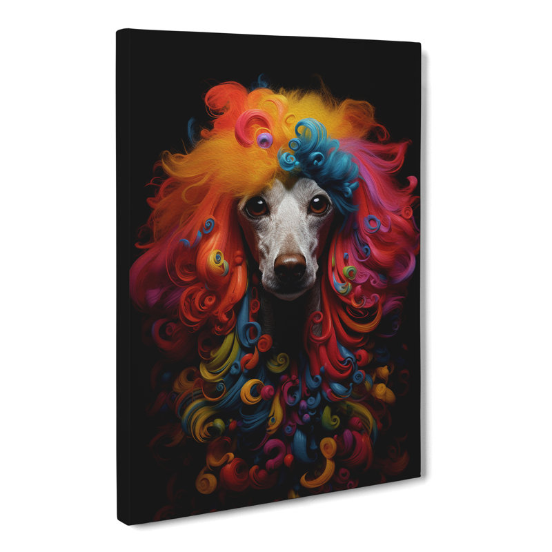 Poodle Conceptual - No Frame Print, 50cm H x 35cm W x 3cm D