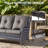 Patio Furniture Set 5 Pieces, Outdoor Wicker Furniture with Swivel Chairs and Ottomans, Modern Rattan Patio Chairs Conversation Sets for Garden, Terrace, Porch, Balconies, Lawns-651017284-651017307
