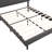 Isenberg Vella Upholstered Bookcase Platform Bed-122462503-122462502