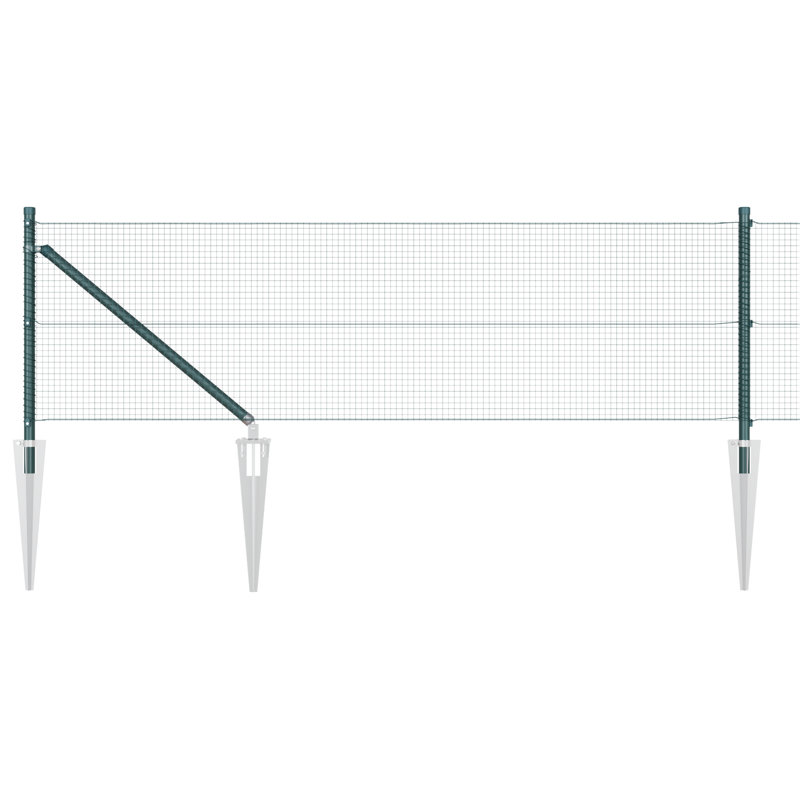 Fence Panels, Green, 80cm H x 2500cm W