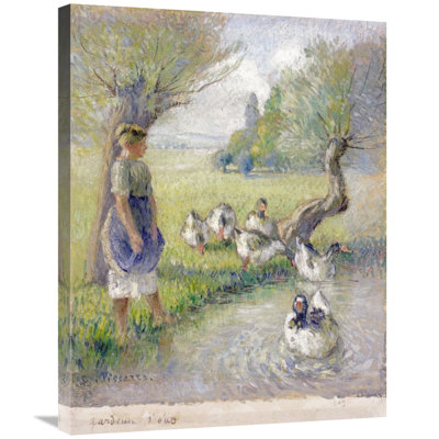 " The Goose Girl " by Camille Pissarro