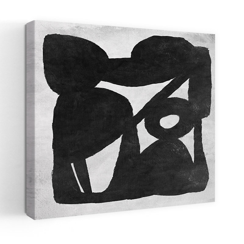 Art contemporain abstrait géométrique contemporain, H 32 po x l 32 po