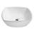 ANZZI Deux Series 16.5'' White Vitreous China Square Bathroom Sink