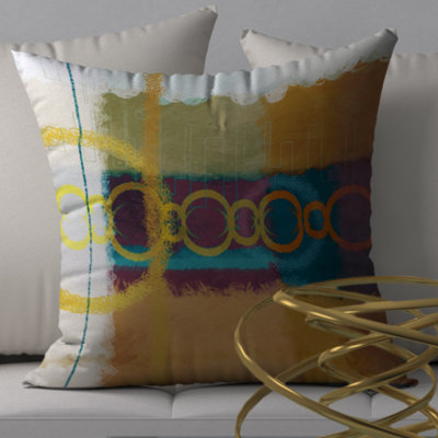 Leisure Sensitive Square Pillow Cover & Insert
