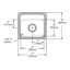 Évier de cuisine à montage sur plan Lustertone L 17 po x l 16 po-17357853