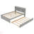 Full Bed With Trundle,Bookcase