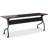 Rectangle Flip Top 23.63'' L Training Table with Casters and Modesty Panel and Cable Management-73574290-20685669-20685666