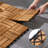 Natural Acacia Wood Interlocking Deck Tiles 12″x12″-122500073