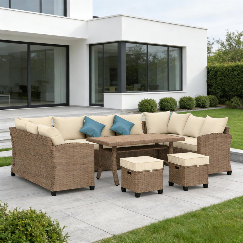 Patio Sectional Sofa Couch
